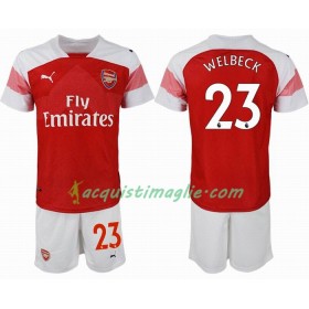 Divisa di Calcio Arsenal WELBECK 23 Bambino Prima 2018/2019